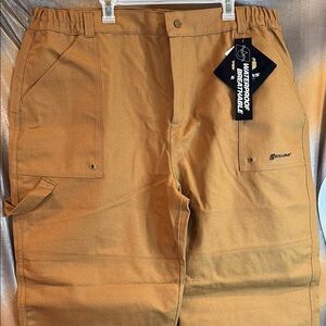 Stearns waterproof breathable 48” waist‎ Men's Tan Work Pants 502